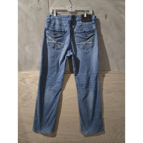 Men's T.K. AXEL Blue "Slim Boot" Denim Jeans Size 34X32 - Picture 1 of 5